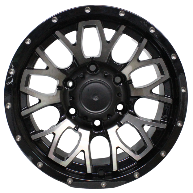 15 inch - Backbone - 6x139 - Black Bronze Machined Face