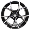 17 inch  - 5x112 - Black Machined Face