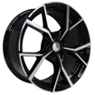 17 inch  - 5x100 - Black Machined Face