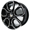 17 inch - 5x112 - Black Machined Face
