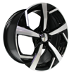 17 inch - Split Style- 5x100 - Black Machined Face