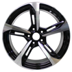 18 inch - 5x112 - Rotary Black Machined face