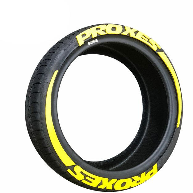 PRO XES Tyre Letters (Yellow)