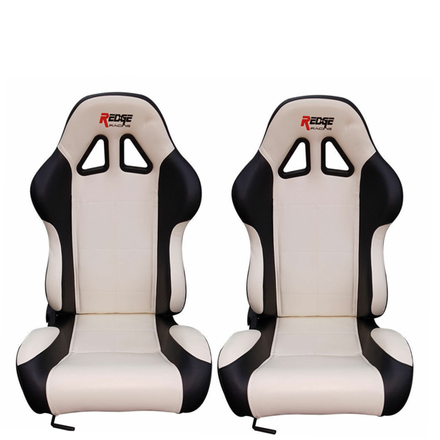 R Edge Racing Seats (PVC / White)