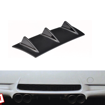 Universal 3 Fin Gloss Black Rear Bumper Diffuser