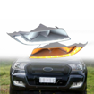 Ford Ranger T7 Fog Lamp Covers with LED (2015+)