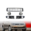 Polo Vivo (14-19) Silverline Fog Lamp Covers With Centre Grille