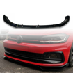 Polo 8 Gloss Black 3 Piece Oettinger Front Spoiler (2019+)