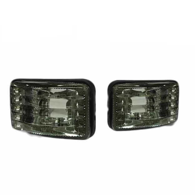 Toyota Corolla/Conquest /Twincam Diamond Corner Lamps (89-93) - Black  Diamond Look Corner Lamps to fit 89-93 Model Toyota Crystal and black look  Sold in pairs only.