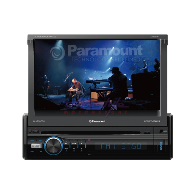 Paramount - BT/USB Touchscreen in-dash Bluetooth/USB/AUX DVD Player