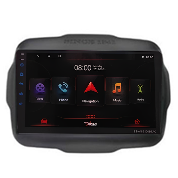 Starsound SS-AN-9100BTAC 9 inch Android Jeep Renegade 2016