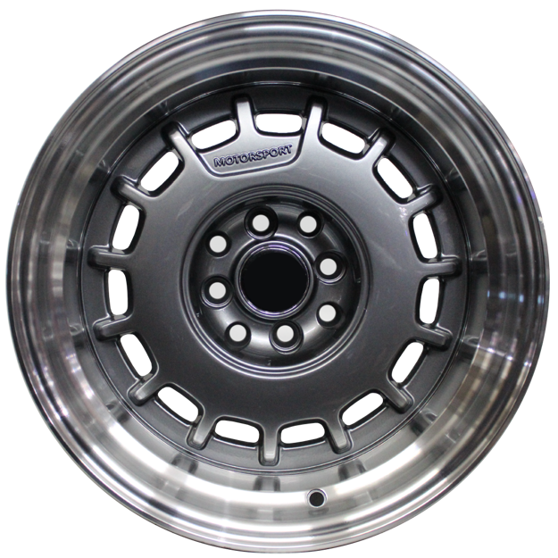 15 inch Motosport - 8x100/114 - GUN Machine Lip