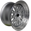 15 inch Panther - 4x100/114 Silver Machined Lip