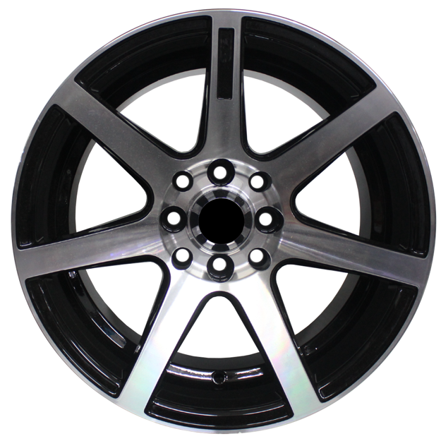 15 inch - Capone - 4X100/114 - Black Machined Face