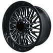 20 inch - Enchanted - 6x135/139  - Black With Machined Spokes