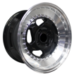 15 inch - Carera - 4X100 - Black Machined Lip 