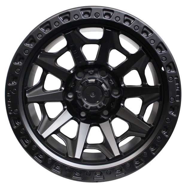 17 inch - Hunter - 6x139 - Satin Black