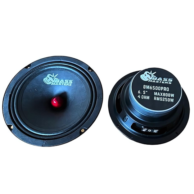 Bassmasters 6" Pro Midrange Speakers BM6500PRO 