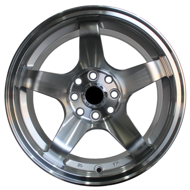 15 inch - Tofu - 4X100/108 - Machined Silver