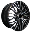 14 inch - Zion 4x108 - Black Machine Face 