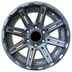 17 inch - Banshee - 6x139 - Matt Gunmetal + Metal Milling