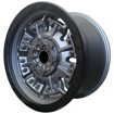 17 inch - Intruder - 6x135/139 - Matt Gunmetal Black Lip 