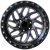 18 inch - Malibu - 6x139 - Black + Milling