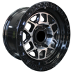 18 inch - Outback- 6x139 - Matt Black Machined Face