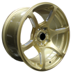 15 inch - Katana - 4X100/114 - Gold + Spoke Milling 