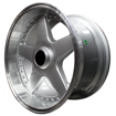 17- inch - Maverick - N/W - 5x112/120 - Silver + Chrome Rivets 