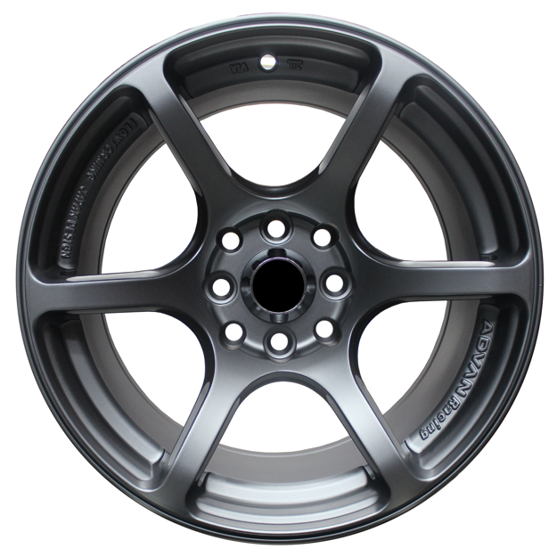 15 inch - Katana - 4X100/114 - Matte Grey + Spoke Milling 