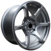 15 inch - Katana - 4X100/114 - Matte Grey + Spoke Milling 