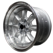 15 inch - Mini Lite Reps - 4X100/114 - Silver Machined Lip 