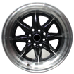 15 inch - Mini Lite Pro Reps - 4X100/114 - Black Machined Lip 