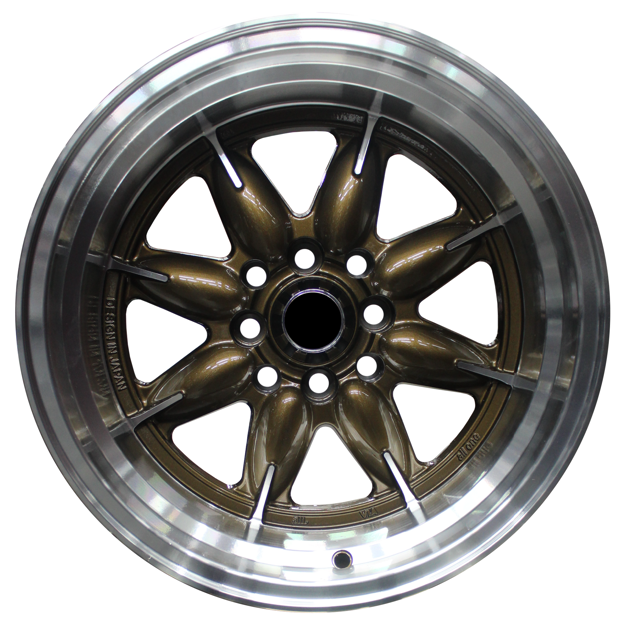 15 inch - Mini Lite Pro Reps - 4X100/114 - Bronze Machined Lip 