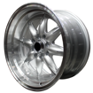 15 inch - Mini Lite Pro Reps - 4X100/114 - Silver Machined Lip 