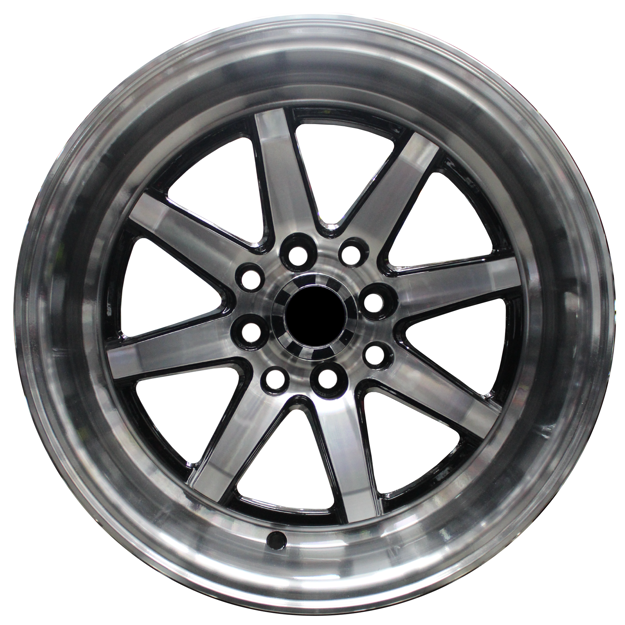 15 inch - Eleanor  - 4x100/114 - Black Machined Face 