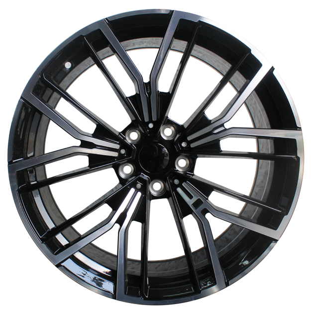 19 inch Corleone - Forged - 5x112 - N/W-  Black Machined Face 8.5J/9.5J 