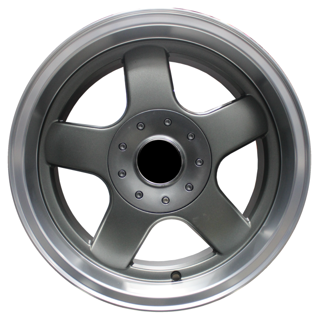 15 inch - Velocity - 4X100/114 - Grey Machine Lip 