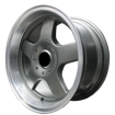 15 inch - Velocity - 4X100/114 - Grey Machine Lip 