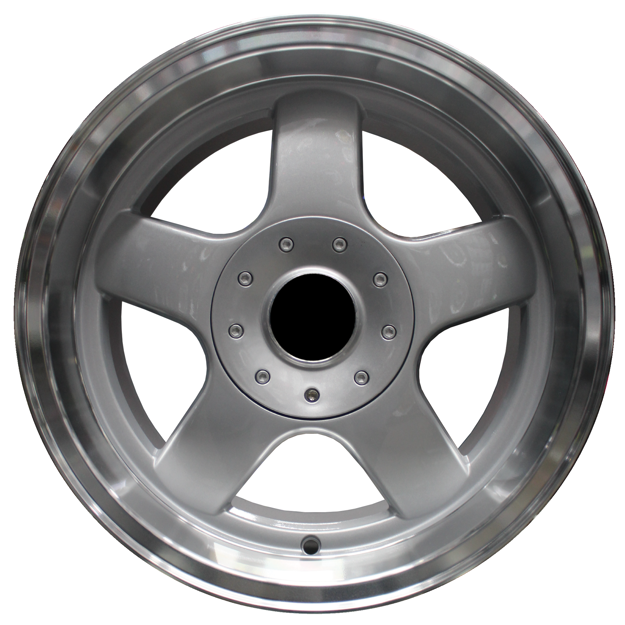 15 inch - Gale - 4X100/114 - Silver Machine Lip 