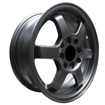 14 inch -4x100/114 - Te37 - Matte Black