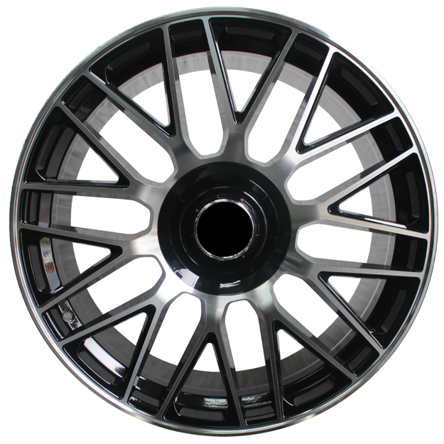 19 Inch - AutoBahn - 5X112/120 -N/W -  Black Machined Face 