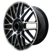 19 Inch - AutoBahn - 5X112/120 -N/W -  Black Machined Face 