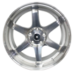 18 inch - Rays TE37 - N/W - 5x112 - Silver Machine Face