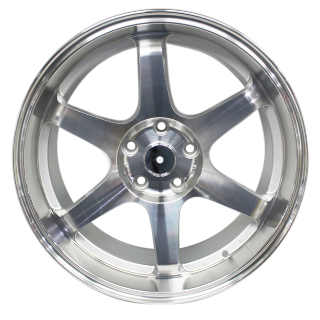 18 inch - Rays TE37 - N/W - 5x112 - Silver Machine Face