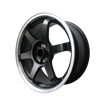 18 inch - TE37  - 5x112 - Matte Black w Machined Lip