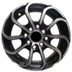 113 inch - Tidal - 4x100/114 - Black Machined Face