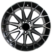 Picture of 20 Inch - Falcon - 5x112 - Black Machined Face - N/W