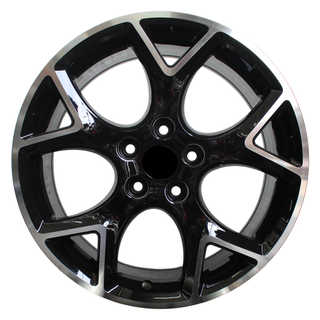 Picture of 17 Inch - Espada-  5x108  - Black Machined Face